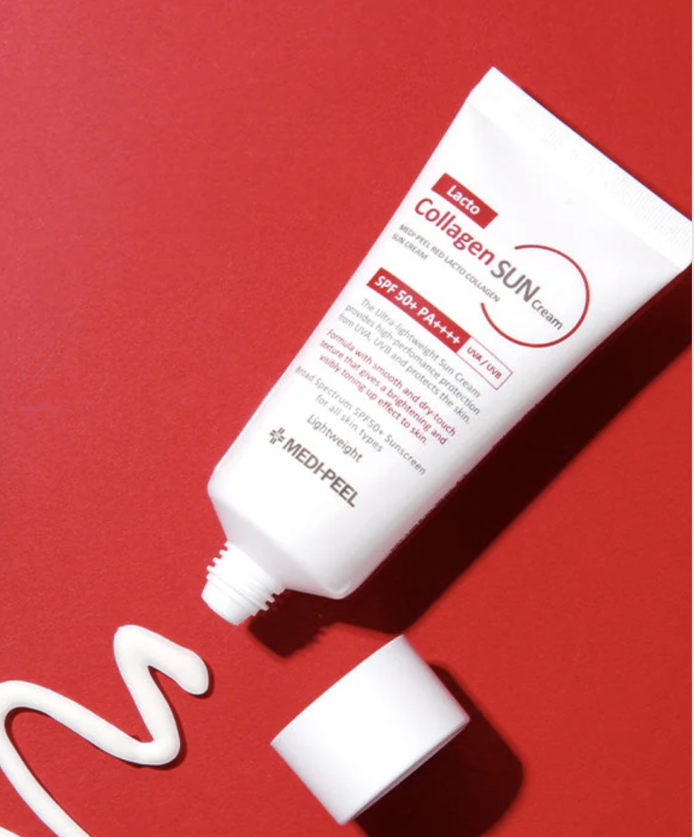 Peptide collagen sun screen