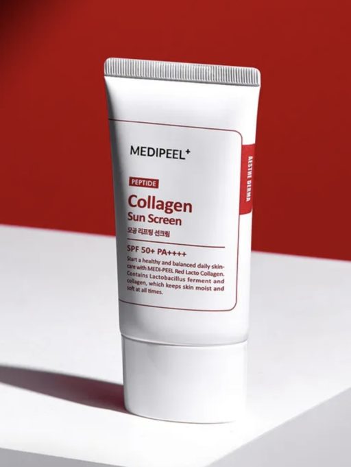 Peptide collagen sun screen